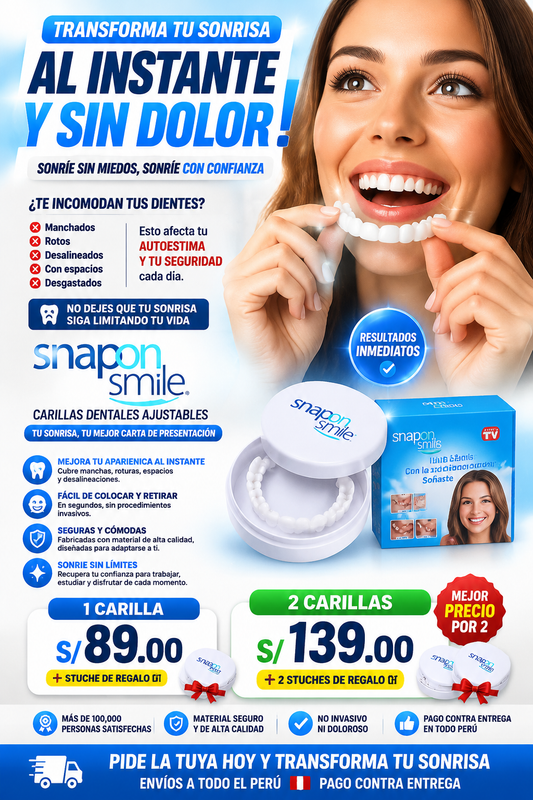 CARILLA DENTAL MOLDEABLE-¡Tu Sonrisa Perfecta Te Espera!